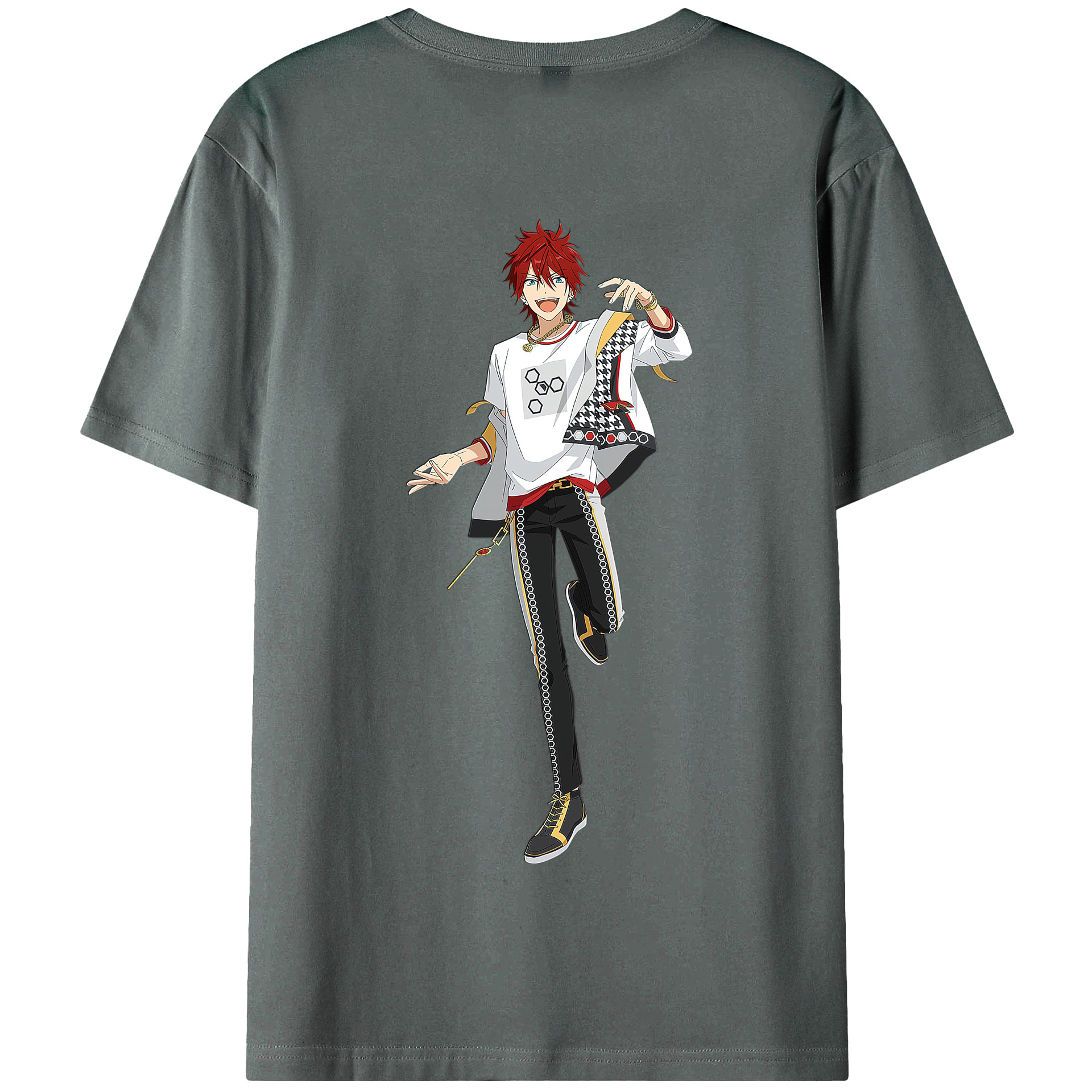 （画像用） あんさんぶるスターズ! Ensemble Stars 綿100％半袖Tシャツ（背面プリント）